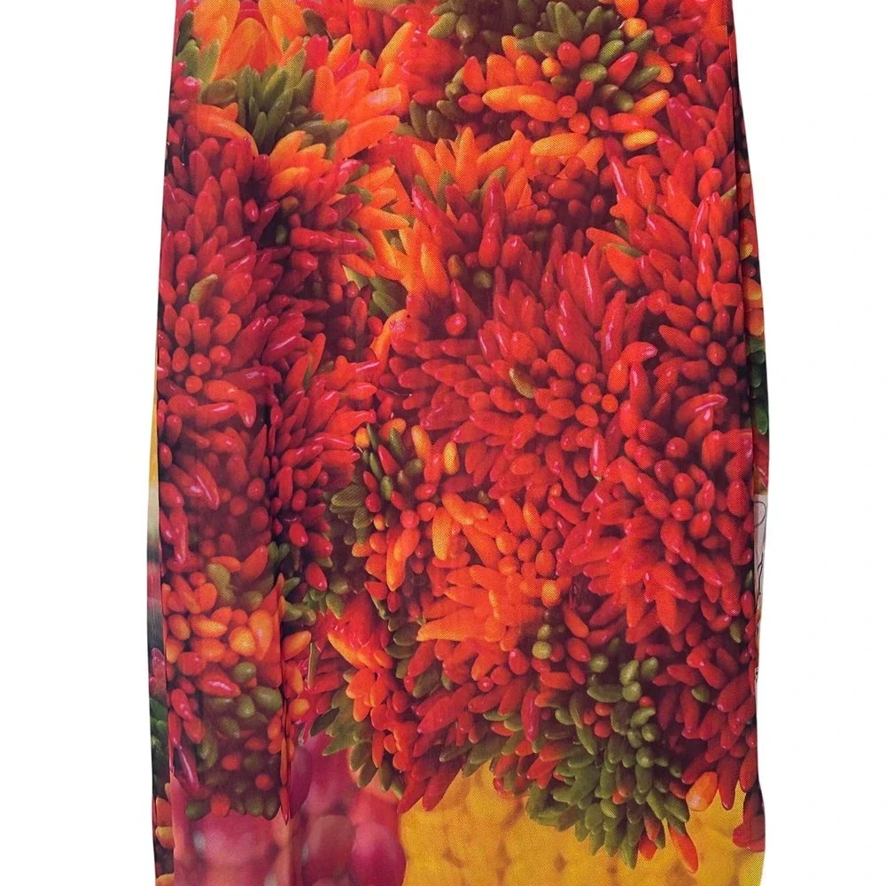 Zara Off the Shoulder Picante Chili Maxi Dress Lined‎ Women's Size Small NWT